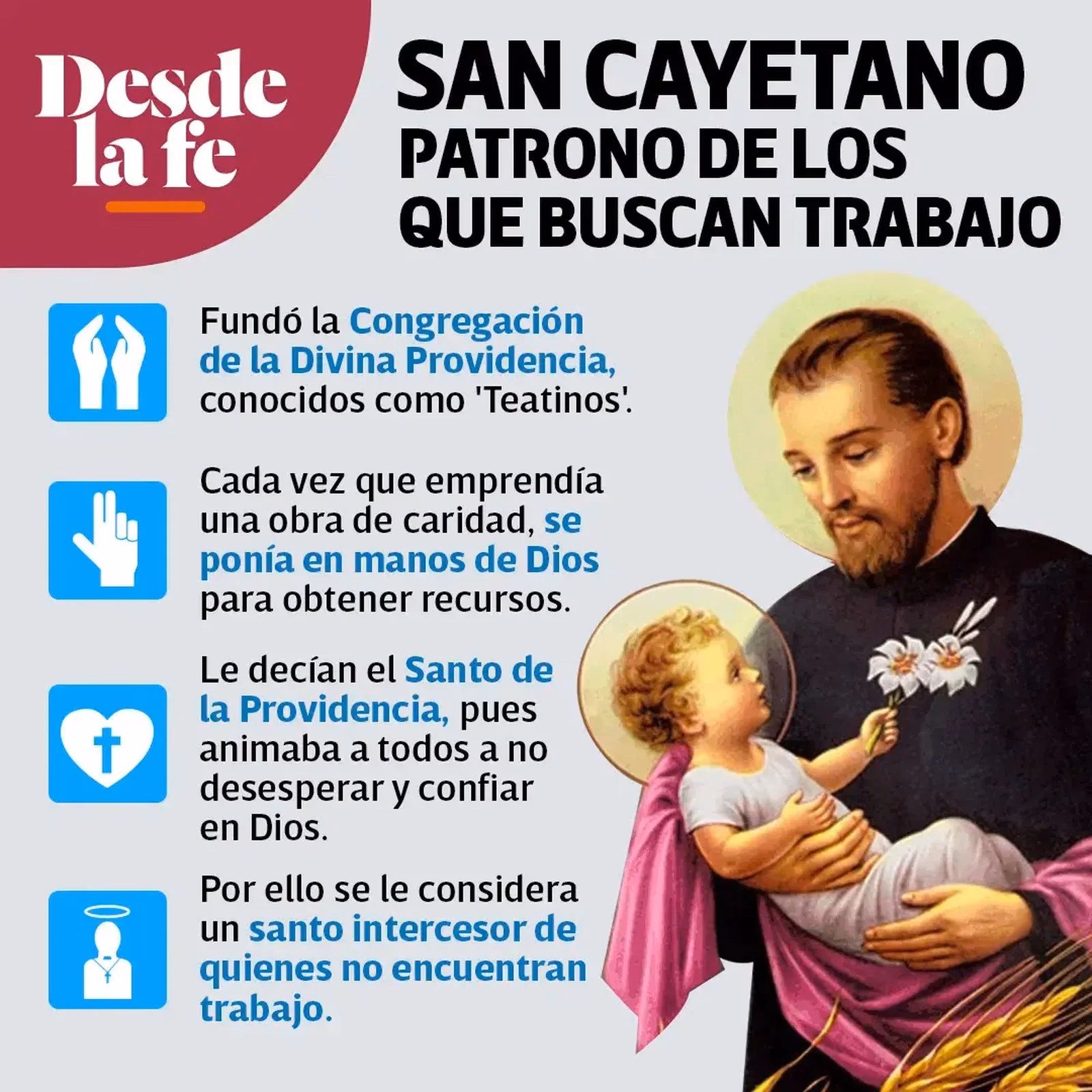 ¿Quién es el patrono del trabajo?