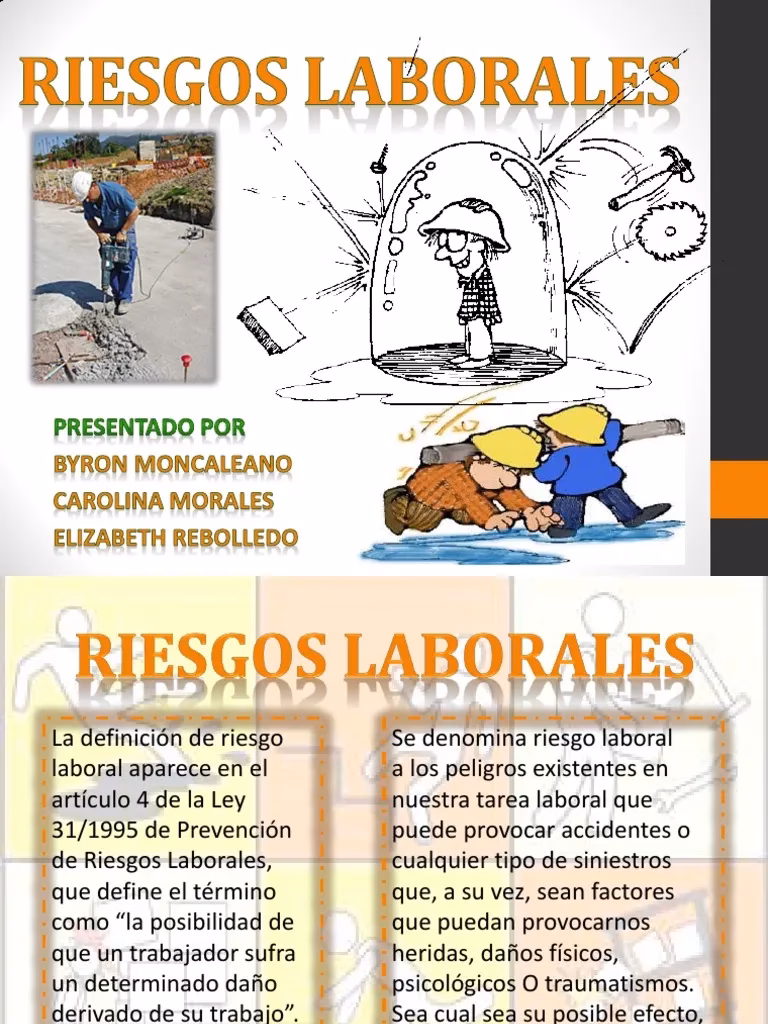 ¿Qué se considera un riesgo laboral en el trabajo?