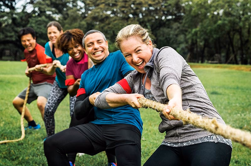 What are the big five teamwork activities?