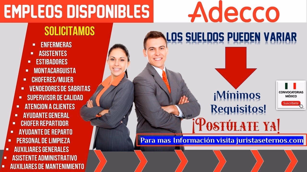 ¿Cuánto pagan por Adecco?