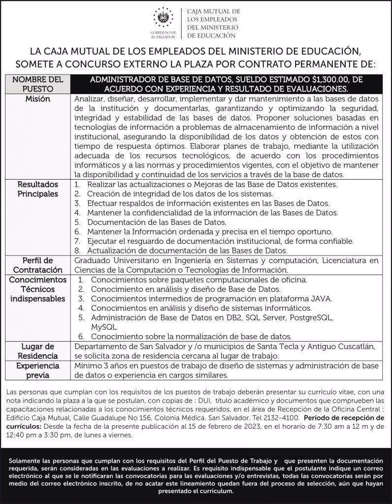 ¿Cuánto gana un administrador de bases de datos en los Estados Unidos?