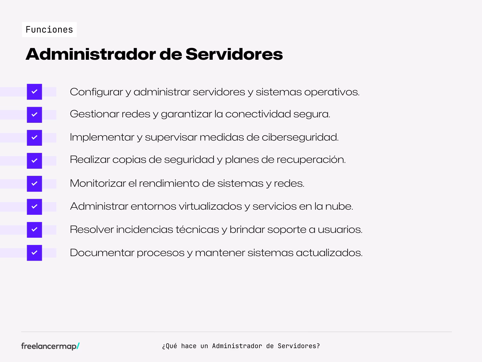 ¿Qué es un trabajo de administrador de servidor?
