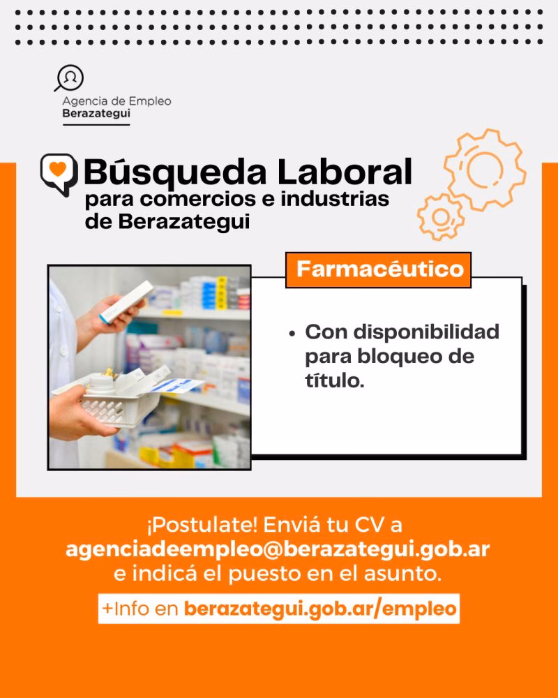 ¿Cómo pedir trabajo en la municipalidad de Berazategui?