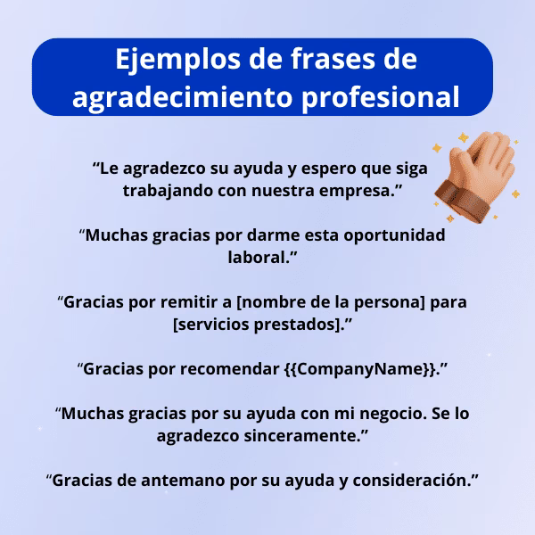 ¿Cómo dar las gracias por un nuevo puesto de trabajo?