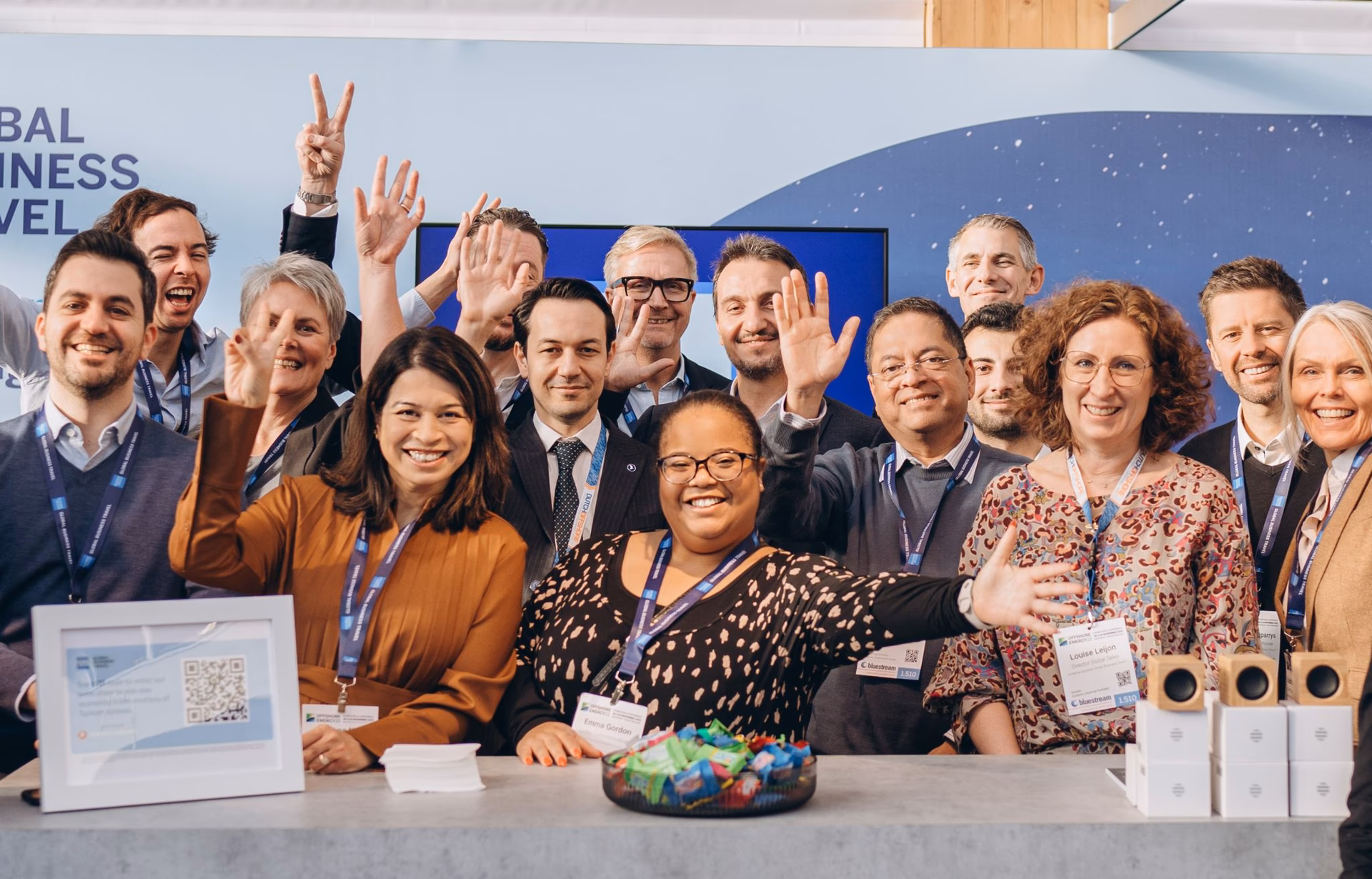 How many employees does Amex Global business travel have?