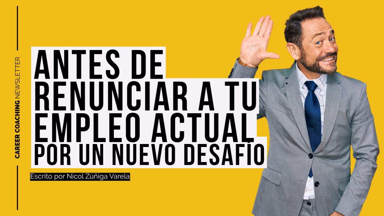 ¿Cuándo renunciar a un empleo?