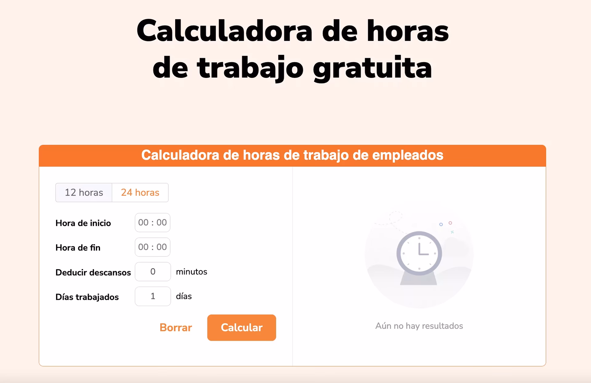¿Cómo puedo contar mis horas laborales?