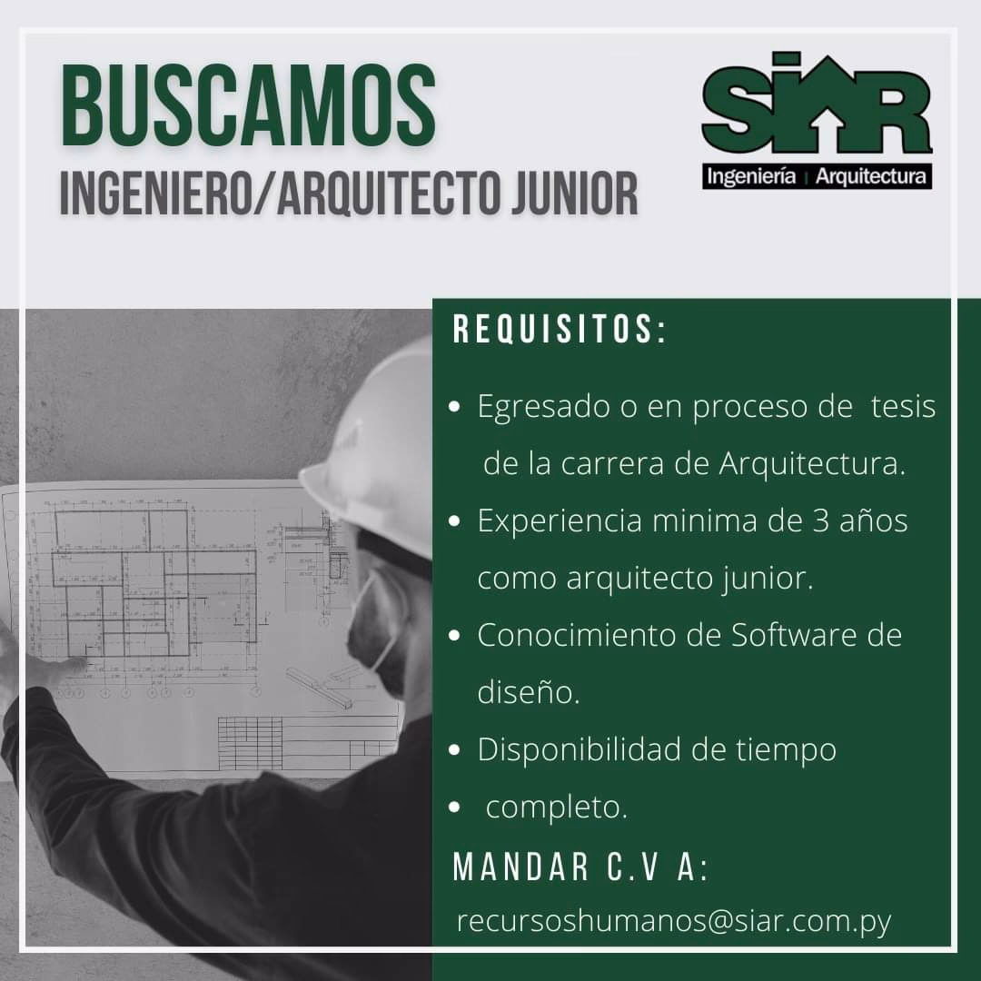¿Qué se considera un arquitecto junior?