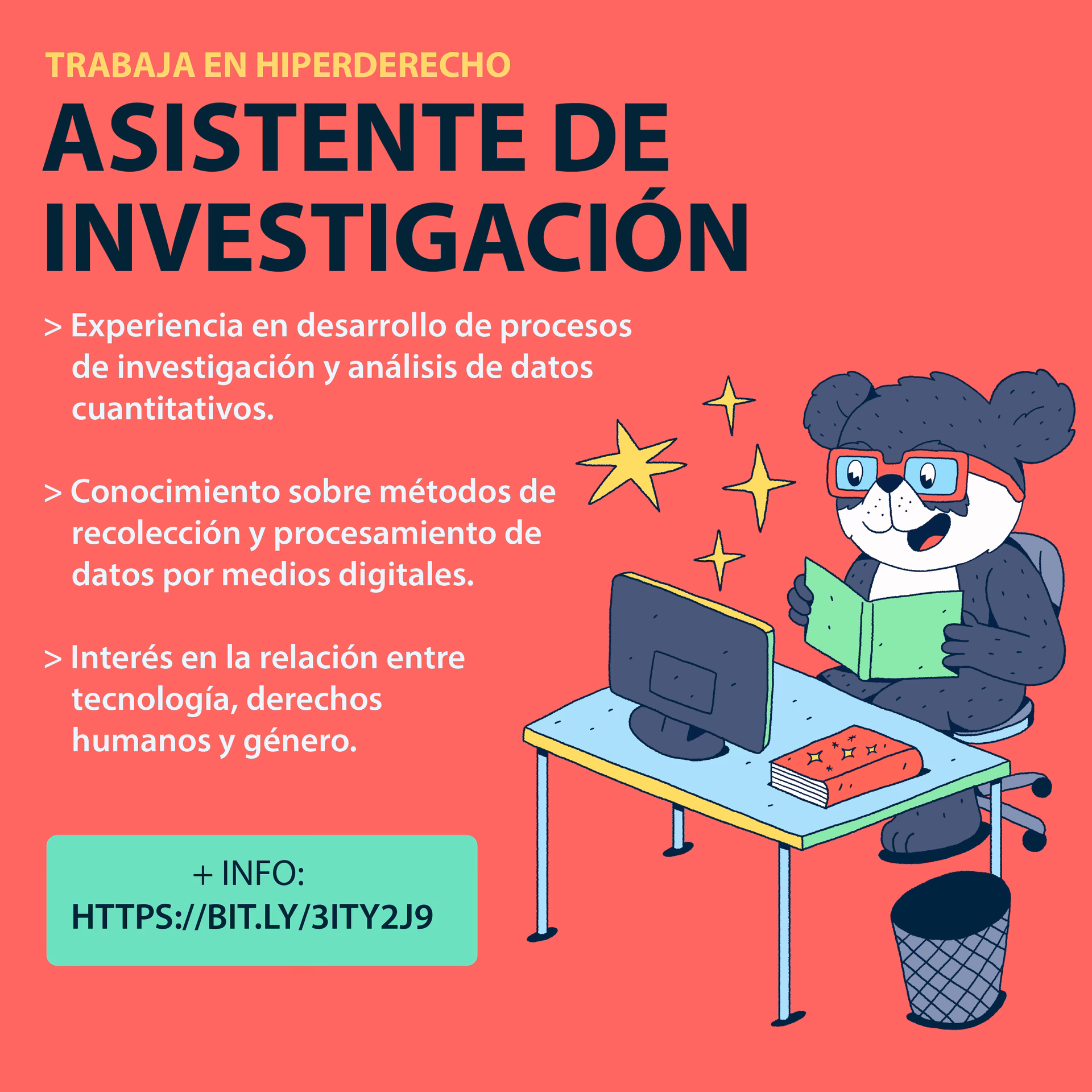 ¿Te pagan como asistente de investigación?