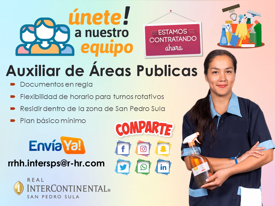 ¿Qué es un auxiliar de áreas públicas?