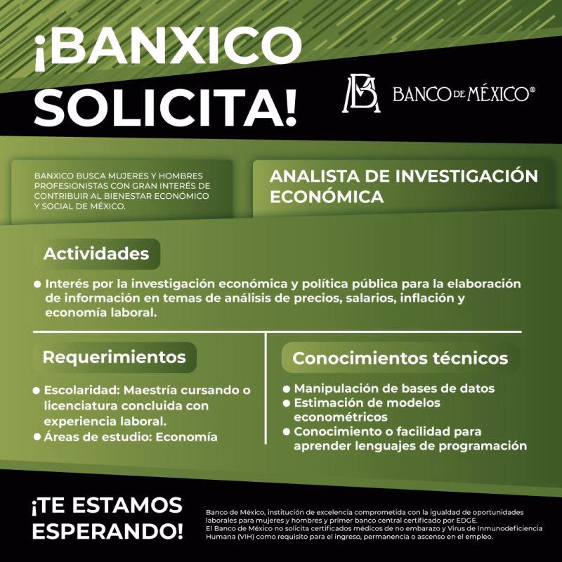 ¿Qué se necesita para entrar al Banco de México?