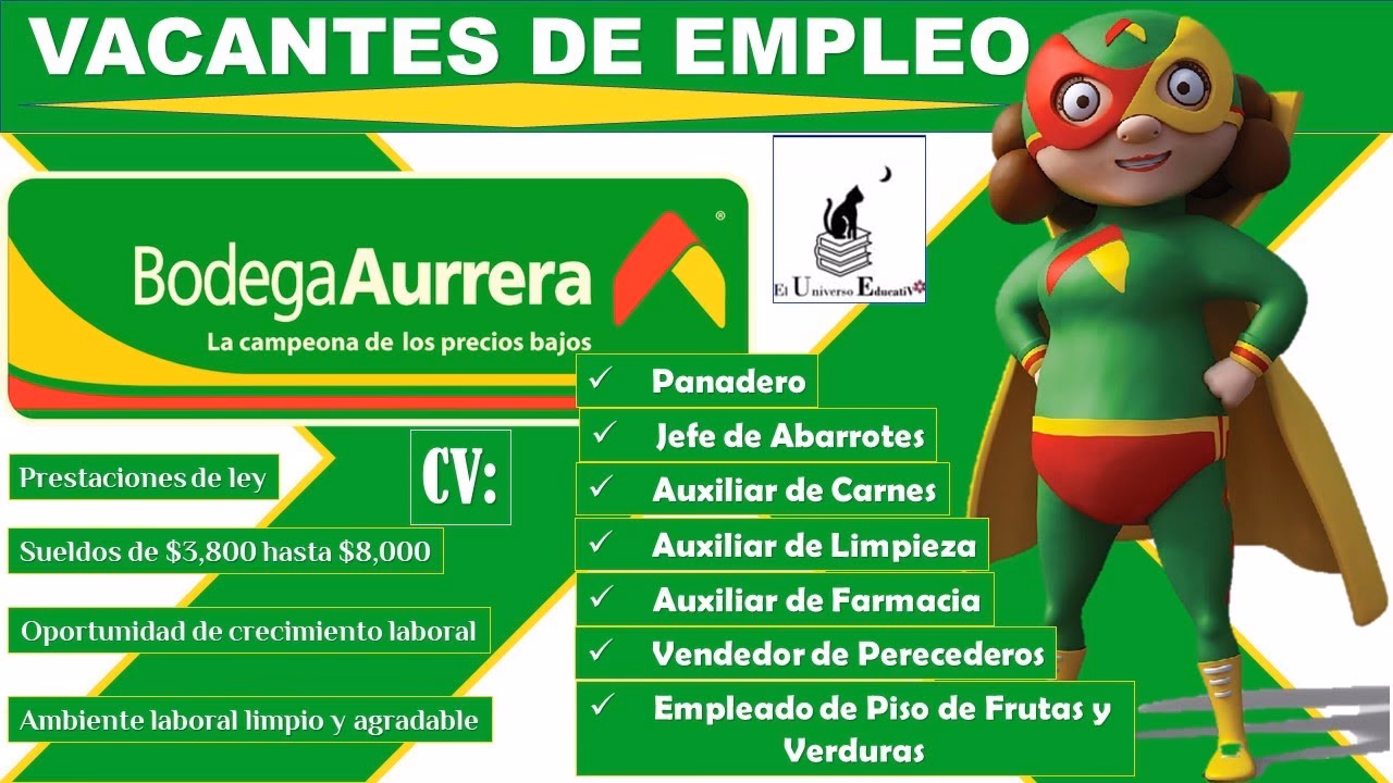 ¿Cuánto gana una cajera en Bodegas Aurrerá?