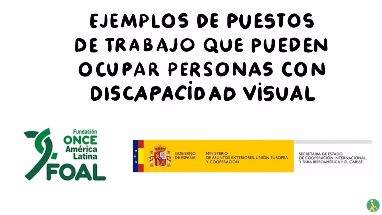 ¿Qué tipo de trabajo puede realizar una persona ciega?