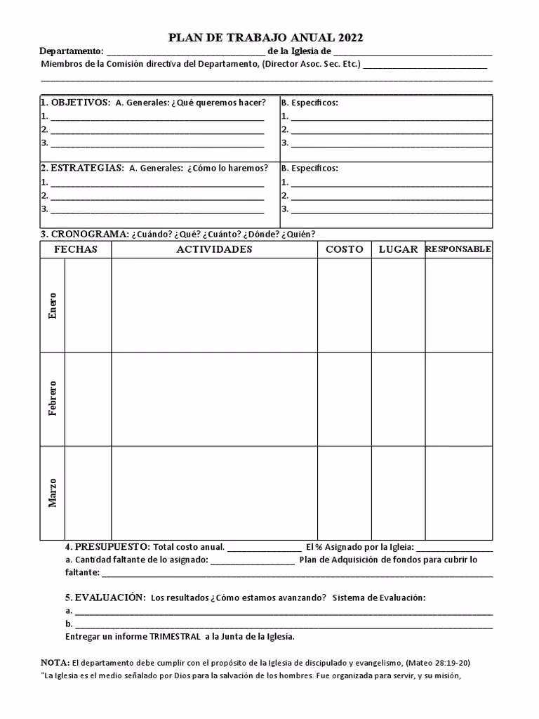 ¿Qué es un bosquejo o plan de trabajo?