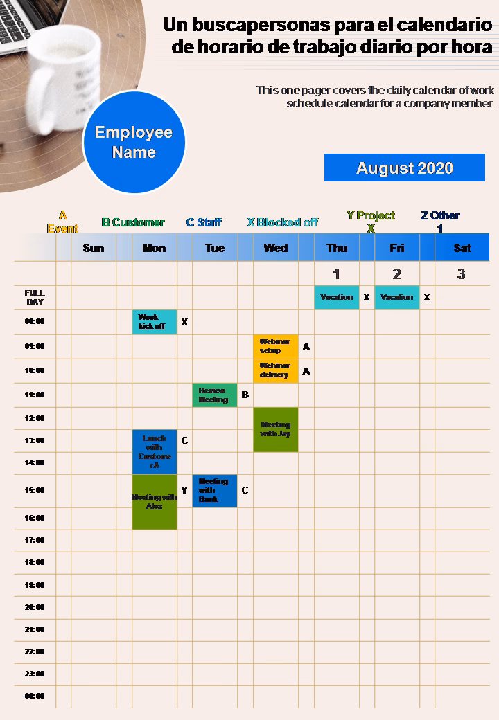 ¿Cómo hacer un calendario de trabajo?