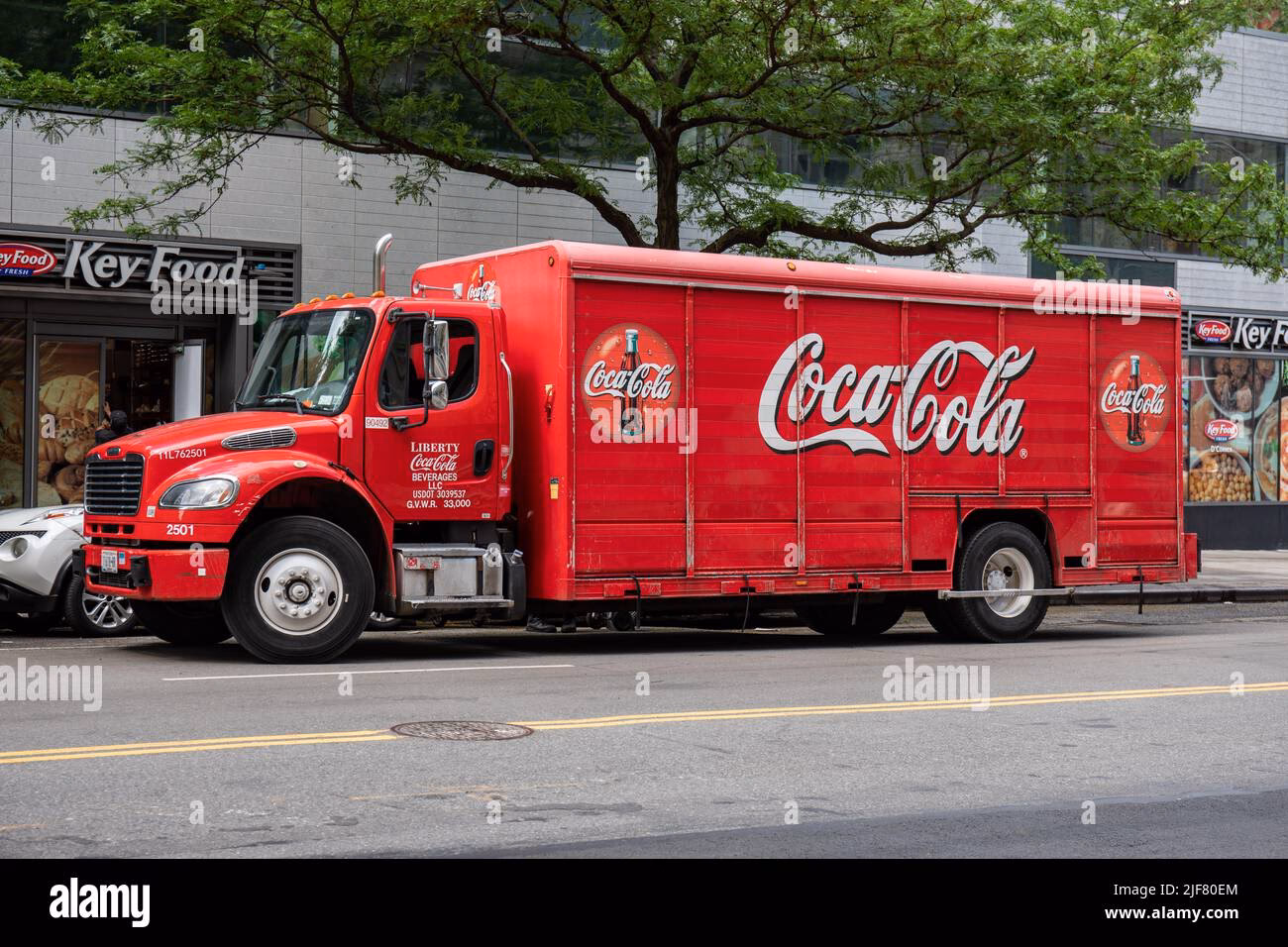 Who drives the Coca-Cola Christmas truck?