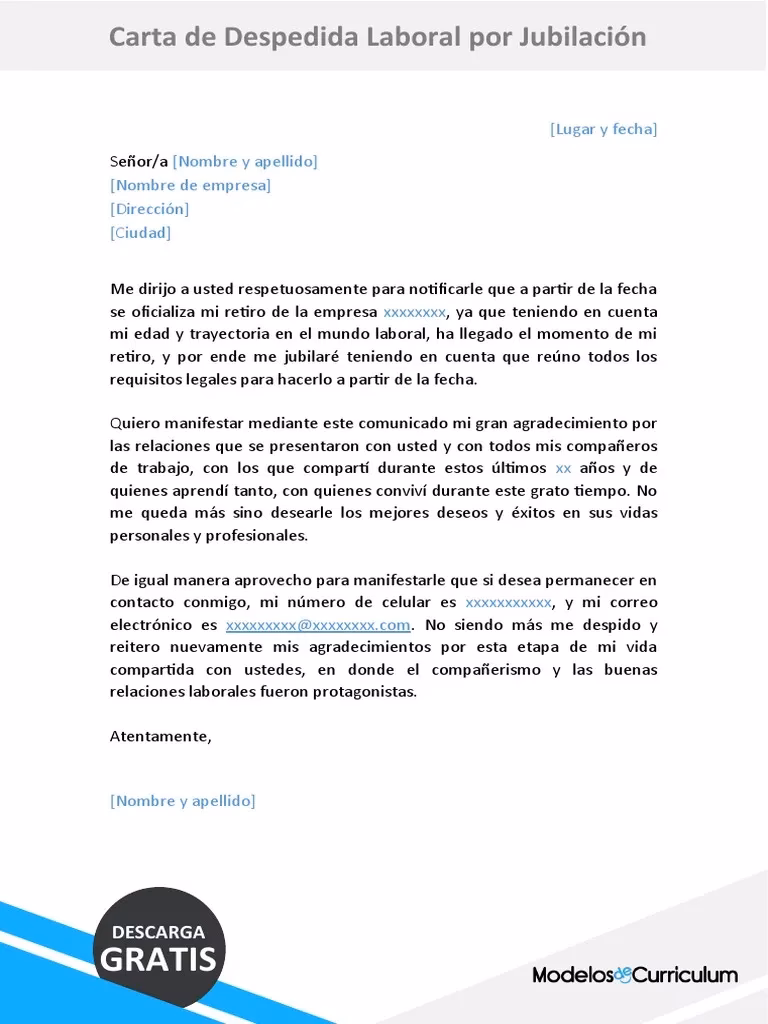 ¿Cómo escribir una carta de despedida a un compañero de trabajo que se jubila?