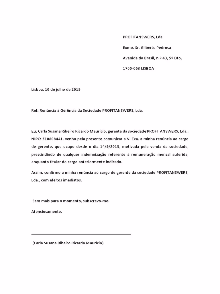 ¿Cómo escribir una carta de renuncia a un puesto directivo?