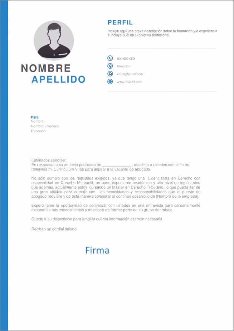 ¿Qué es la carta de representación?