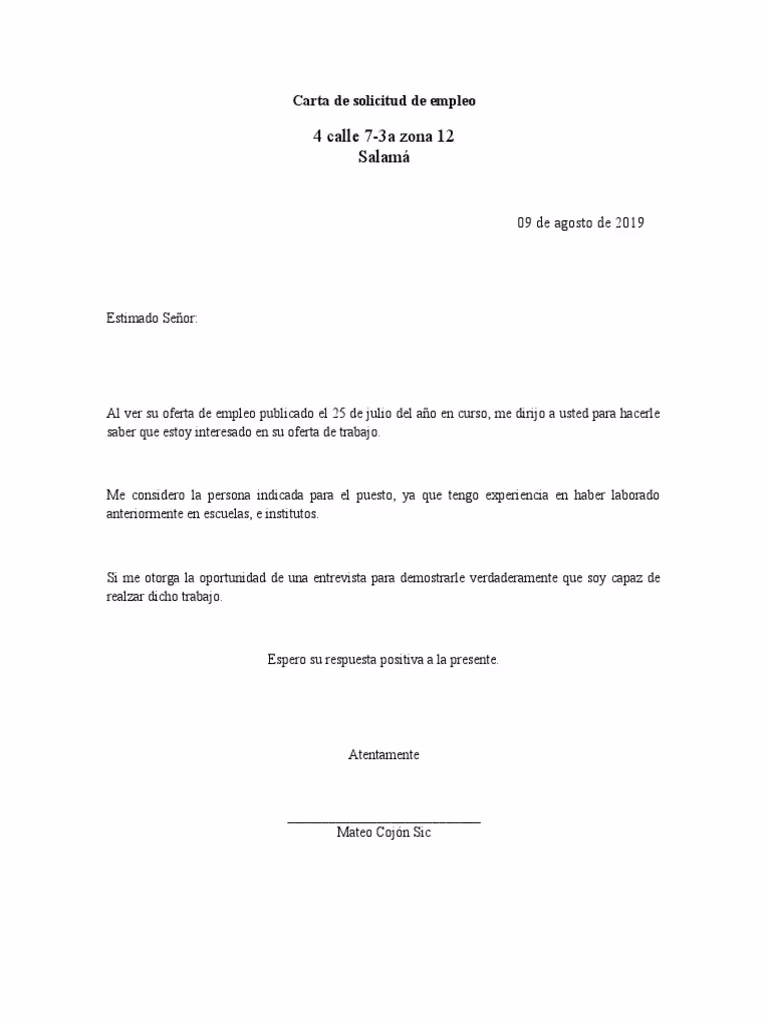 ¿Qué es una carta de respuesta de solicitud?
