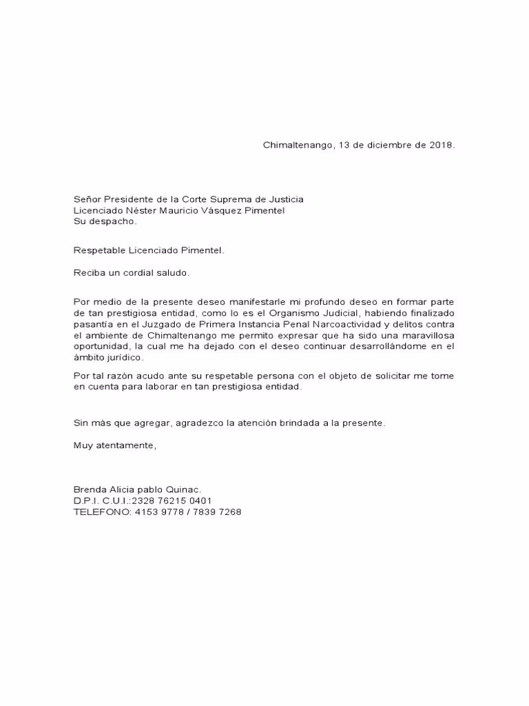 ¿Cómo escribir una carta pidiendo una oportunidad?