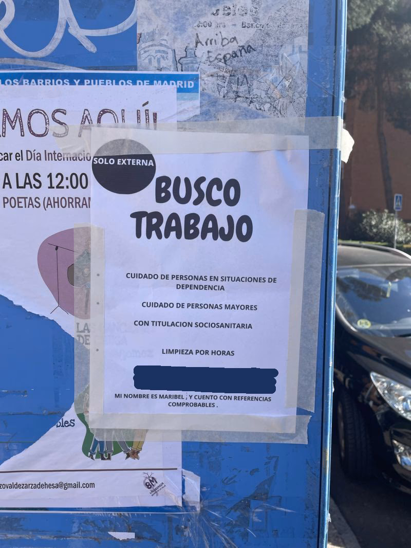 ¿Cómo se hace un cartel de trabajo?