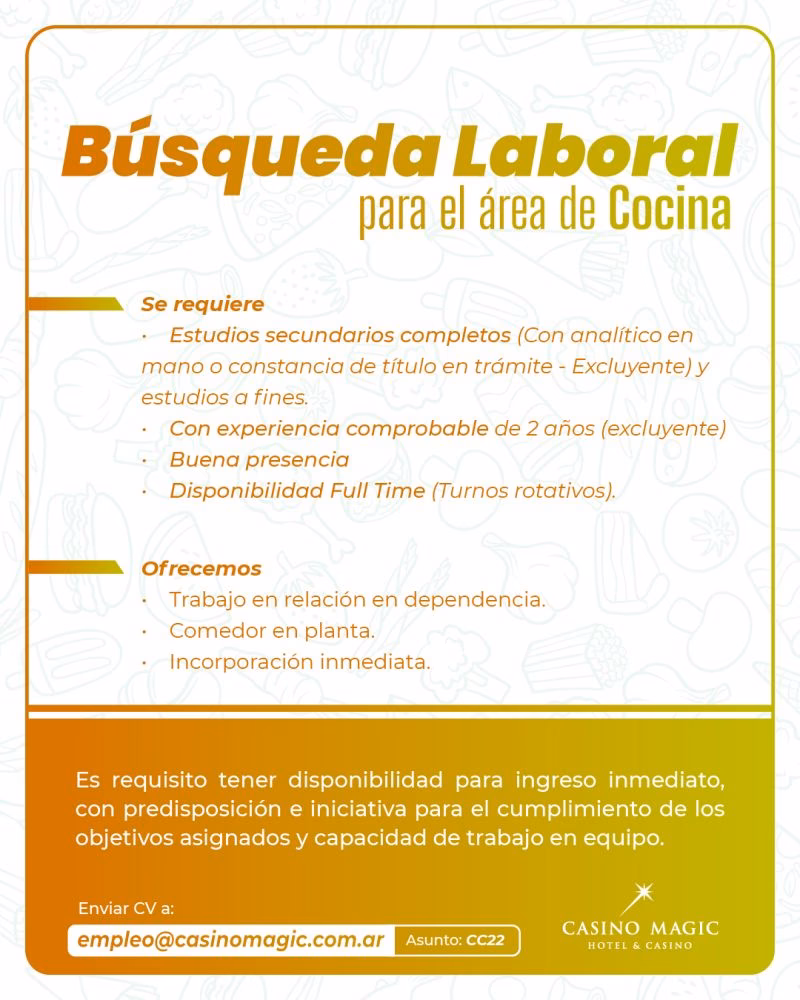 ¿Cuánto gana un empleado de casino Magic Neuquén?