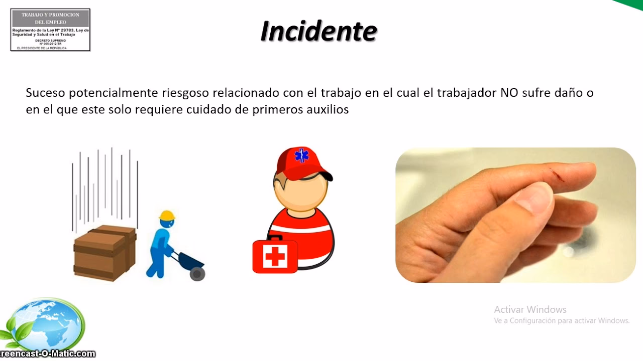 ¿Qué es un casi incidente de trabajo?