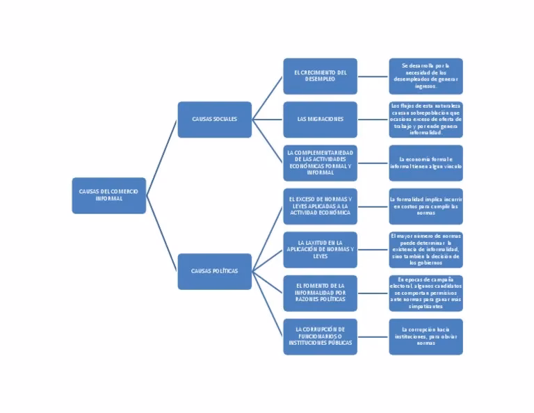 ¿Cuáles son las causas de la informalidad?