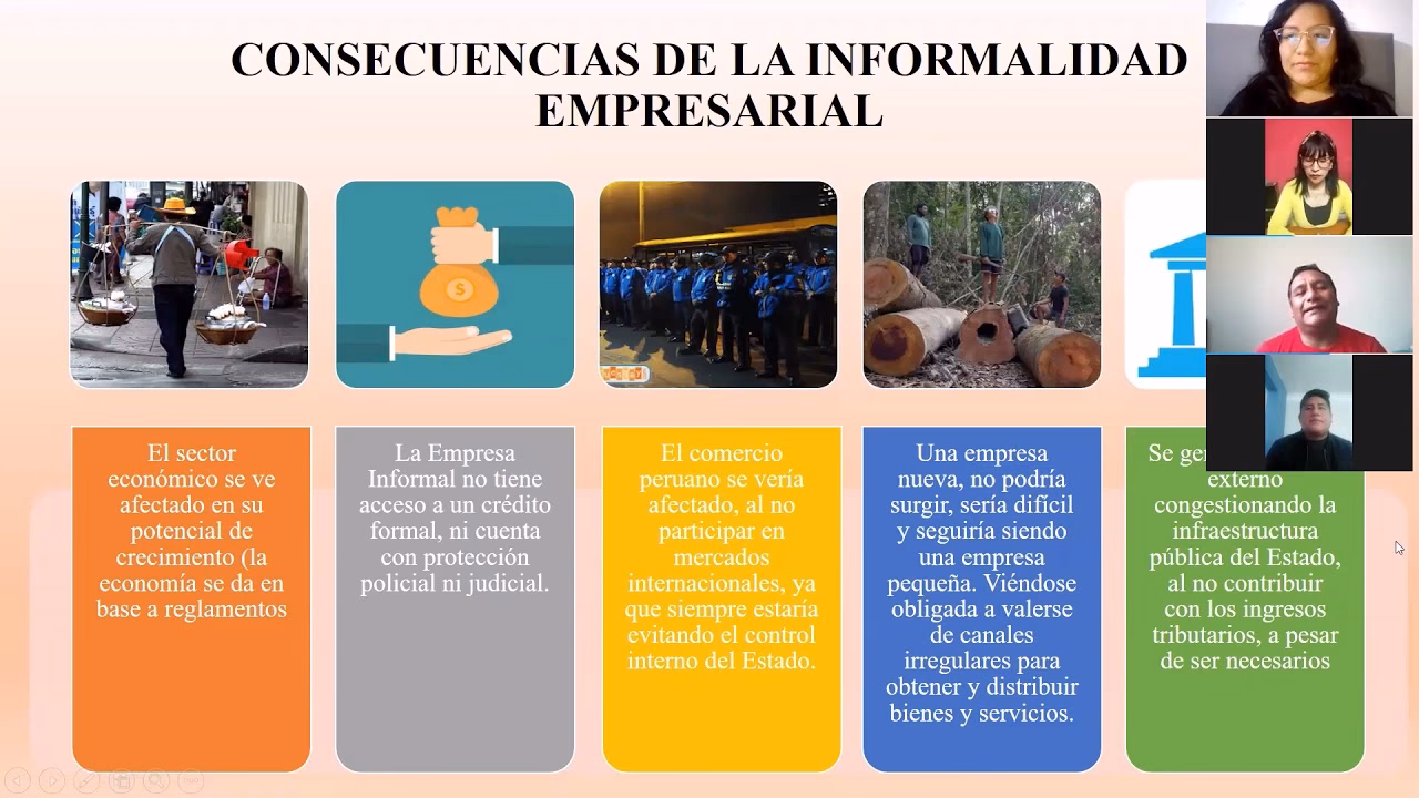 ¿Cuáles son las causas del comercio informal?