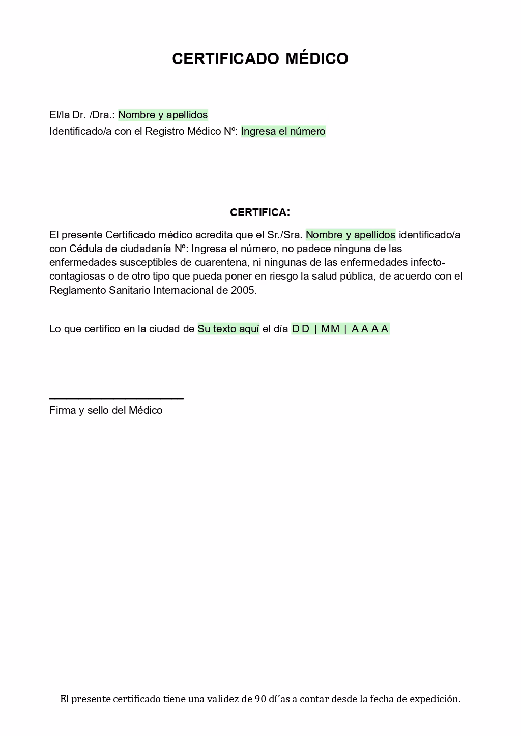 ¿Cómo sacar un certificado médico para trabajo?