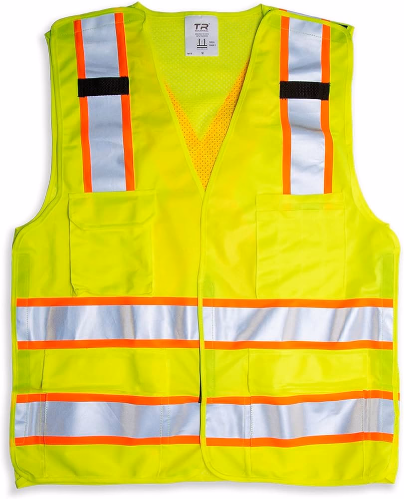 ¿Qué color de chaleco usan los de seguridad industrial?