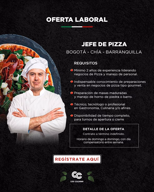 ¿Dónde llevar la hoja de vida para trabajar en Cine Colombia?