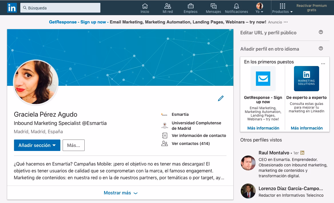 ¿Cómo enriquecer el perfil de LinkedIn?