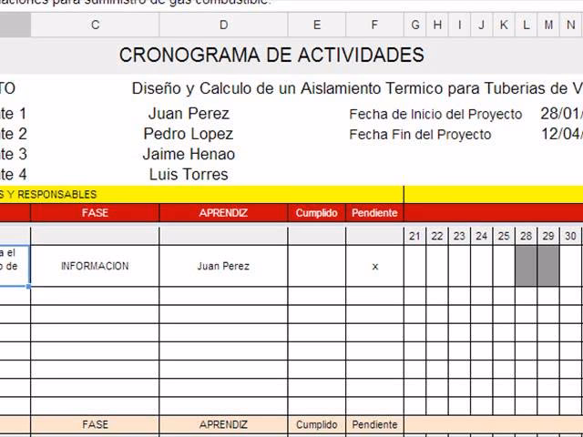 ¿Cómo se hace un cronograma de trabajo?