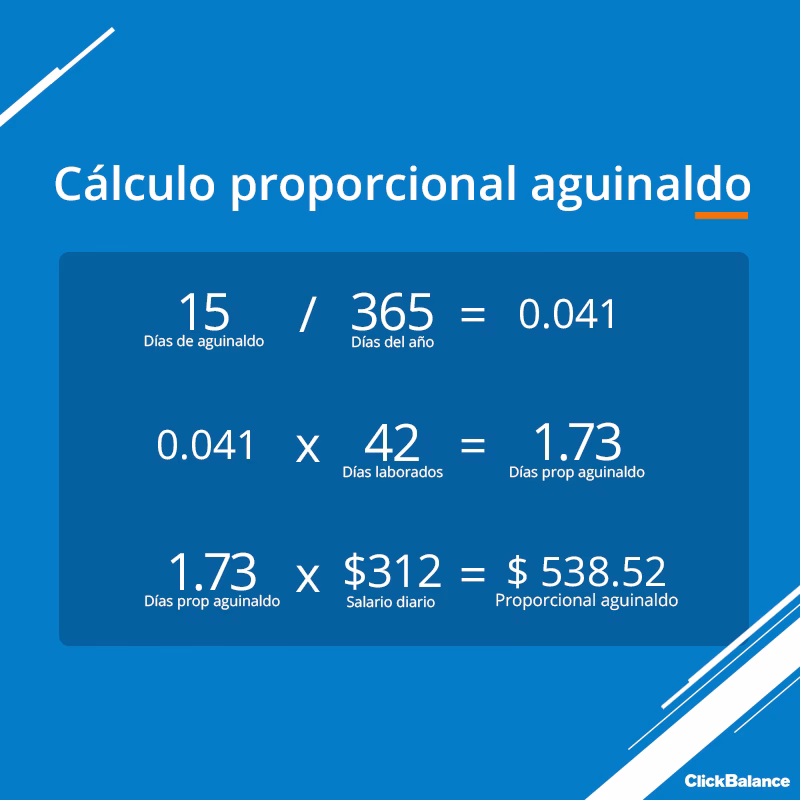 ¿Cómo se calcula el aguinaldo de un mes?