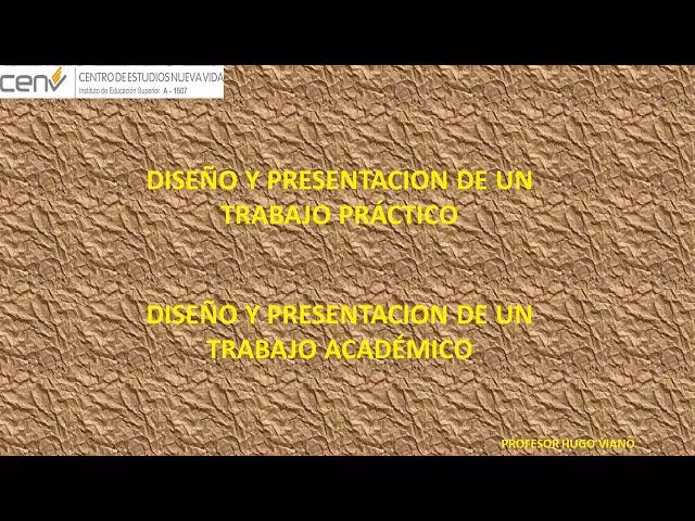 ¿Qué es un trabajo práctico?