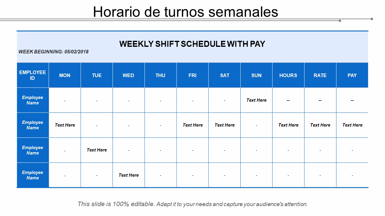 ¿Cómo armar turnos rotativos?
