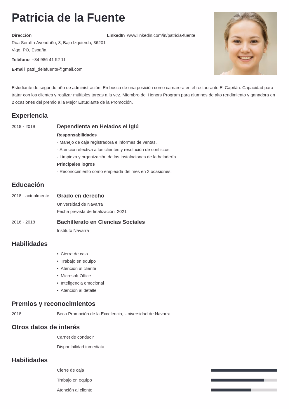 ¿Cómo hacer un currículo de trabajo sencillo?