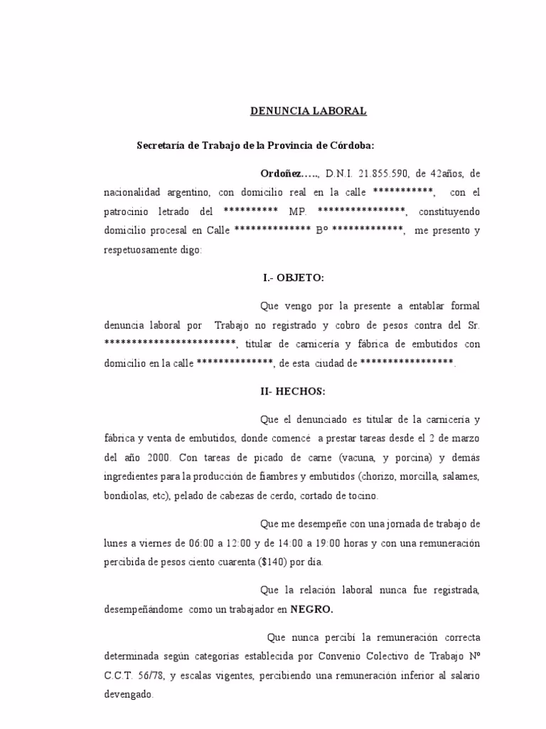 ¿Qué se puede denunciar en el Ministerio de trabajo?