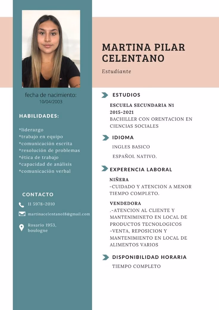 ¿Cómo escribir la fecha de disponibilidad en el currículum?