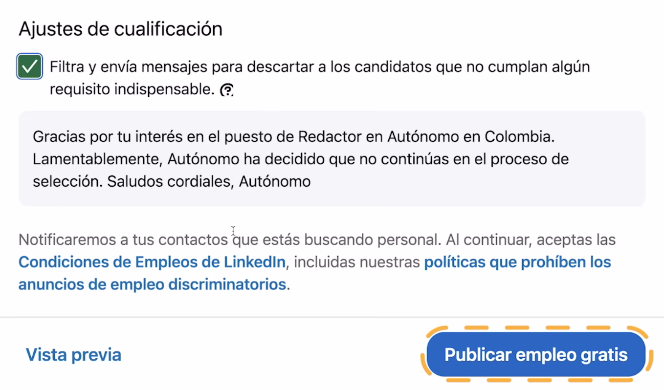 ¿Cómo subo mi trabajo a LinkedIn?