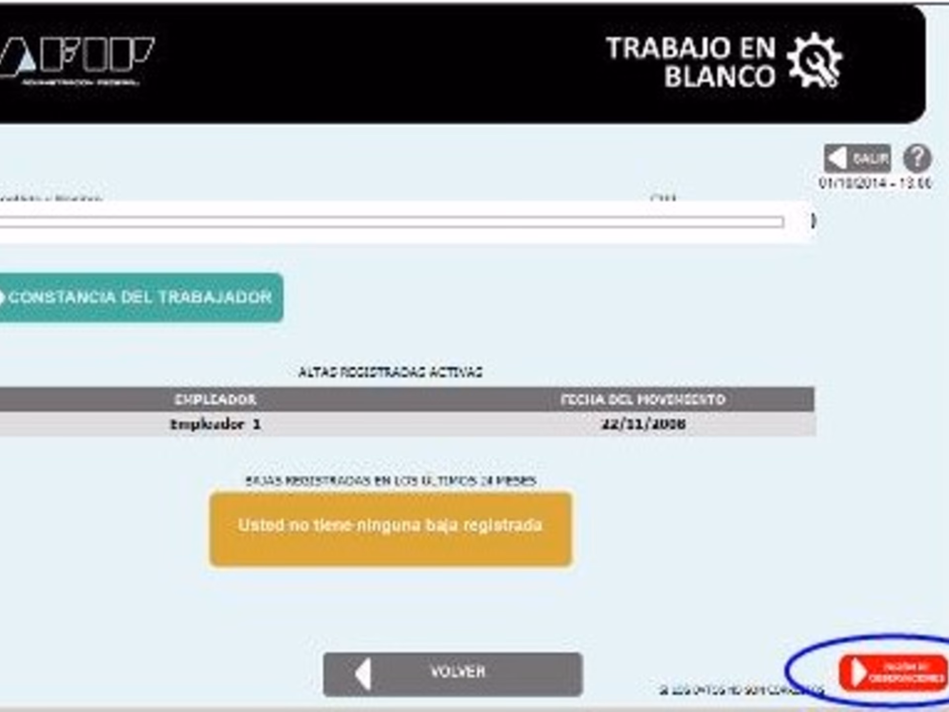 ¿Cómo puedo saber si estoy en lista negra laboral?