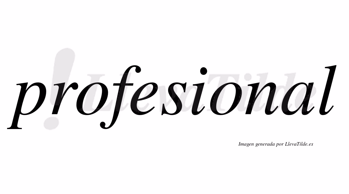 ¿Qué significa ser un profesional?