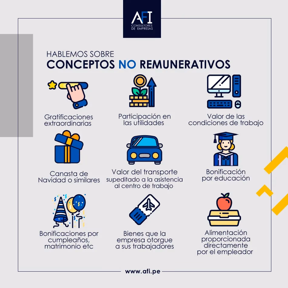 ¿Cuáles son las prestaciones no remunerativas?