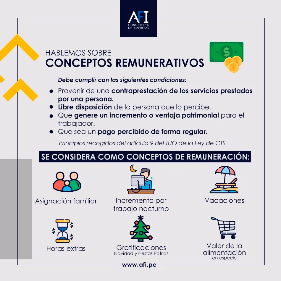 ¿Qué es un concepto no remunerativo?