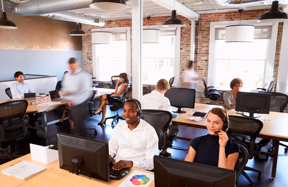 What does contact center work?