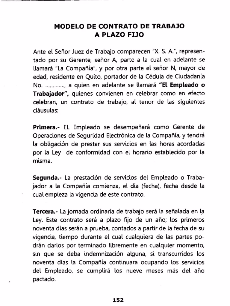 ¿Cómo funcionan los contratos a plazo fijo en Chile?