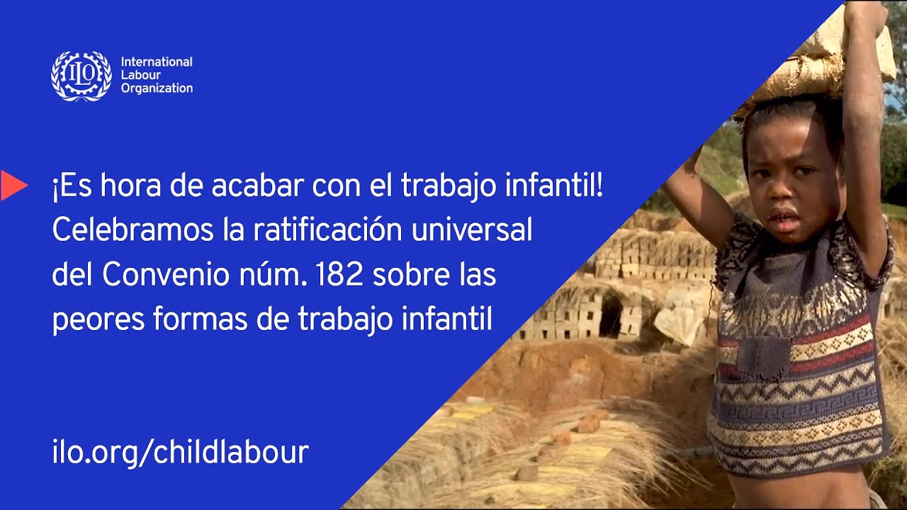 ¿Qué dice el convenio 182 de la OIT?