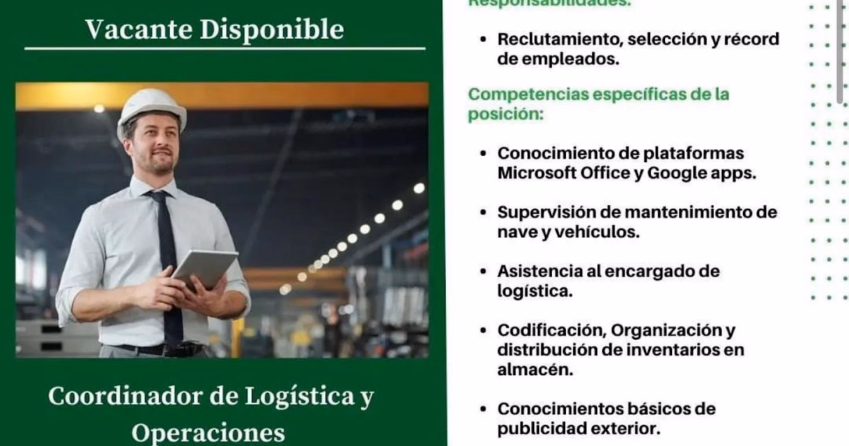 ¿Cuánto le pagan a un coordinador de logística?
